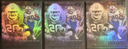 Zack Moss #30 Football Cards 2020 Panini Illusions
