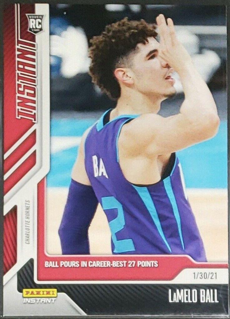 Lamelo Ball #59 Basketball Cards 2020 Panini Instant