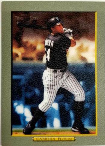 Miguel Cabrera #34 Baseball Cards 2005 Topps Turkey Red
