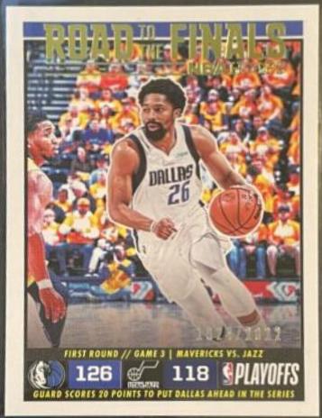 Spencer Dinwiddie #19 Basketball Cards 2022 Panini Hoops Road to the Finals