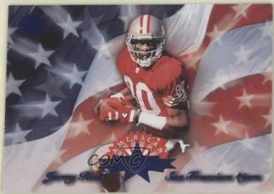 Jerry Rice #3 Football Cards 1996 Leaf American All Stars