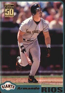 Armando Rios #46 Baseball Cards 2001 Topps Gold