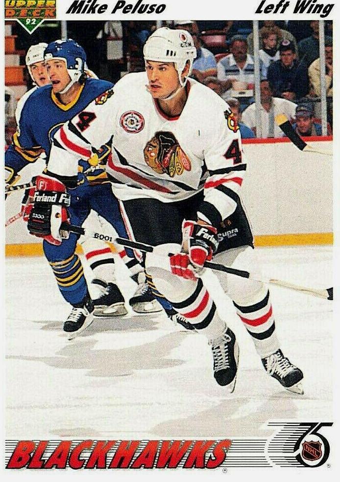 Mike Peluso #414 Hockey Cards 1991 Upper Deck