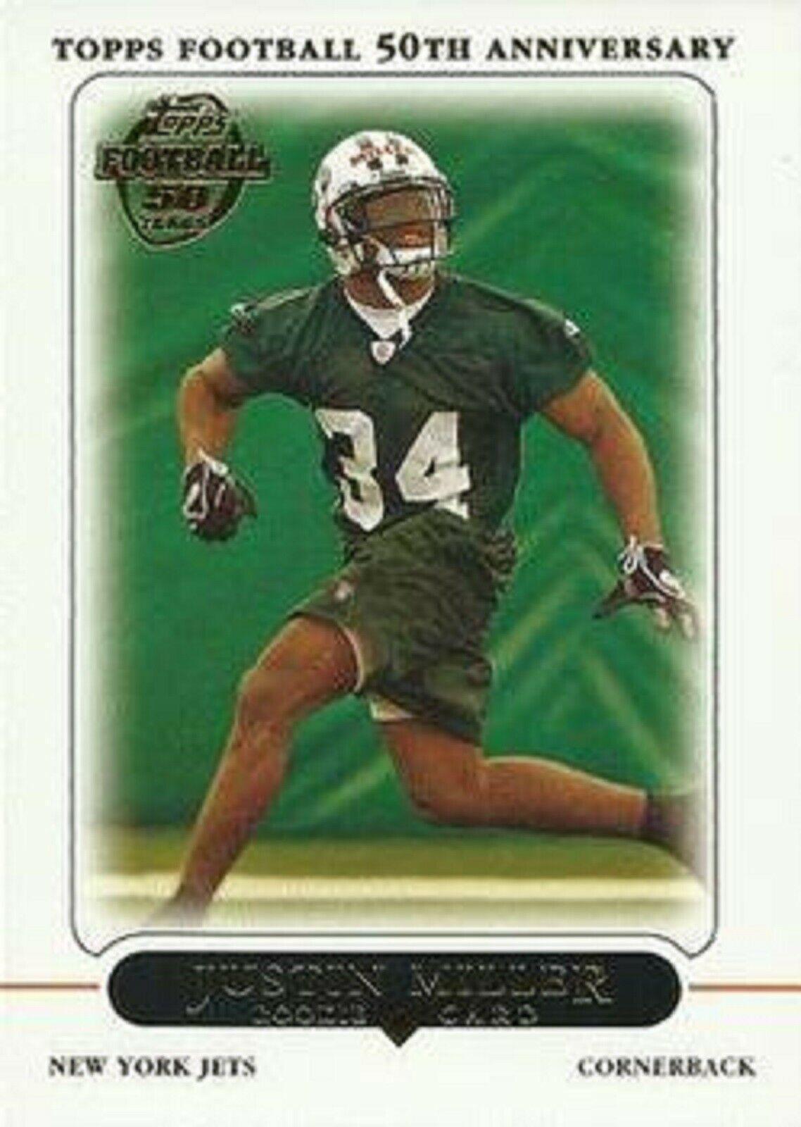Justin Miller #384 Football Cards 2005 Topps
