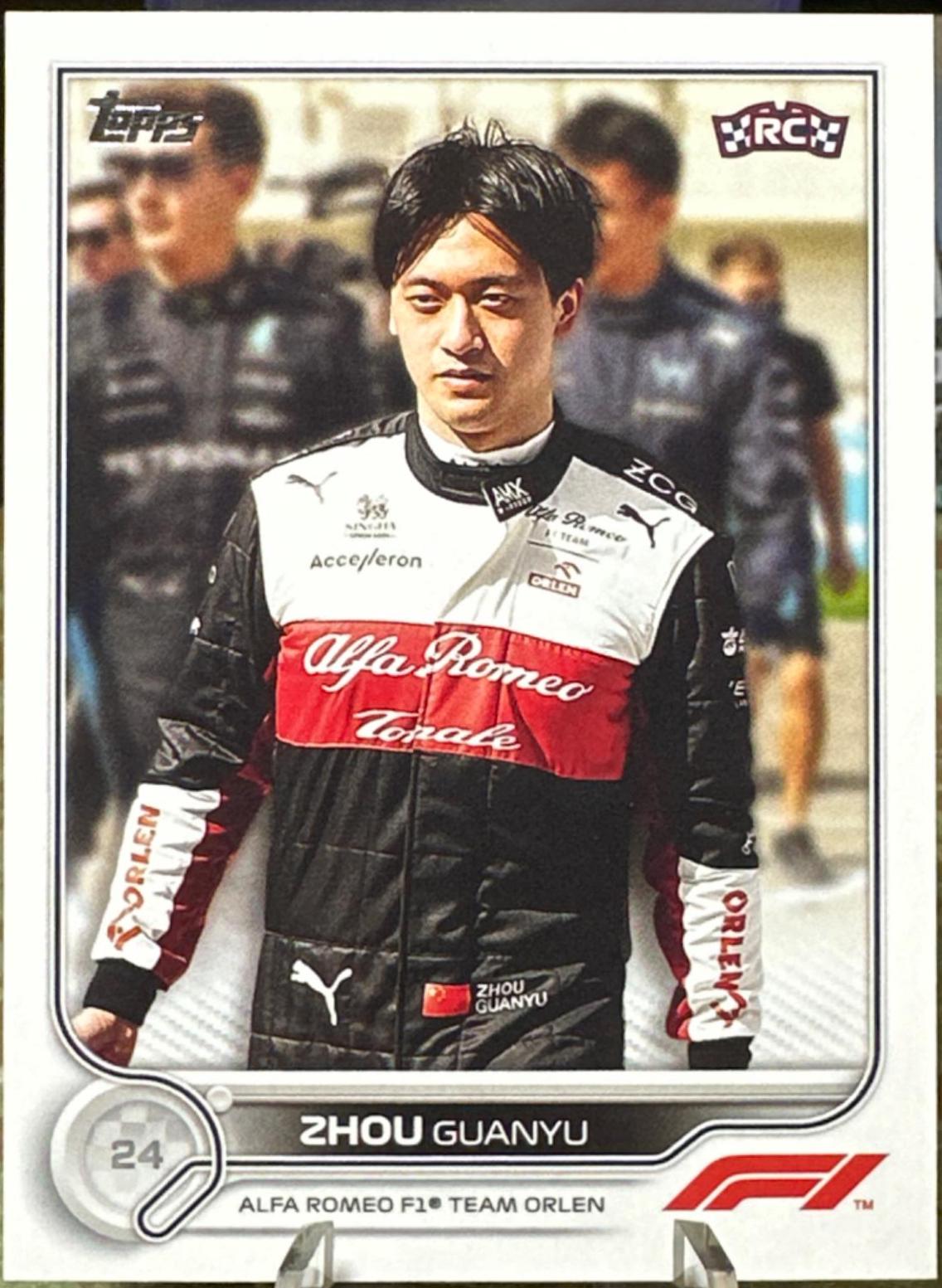 Zhou Guanyu #68 Racing Cards 2022 Topps Formula 1