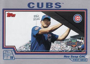 Hee Seop Choi #41 Baseball Cards 2004 Topps Opening Day