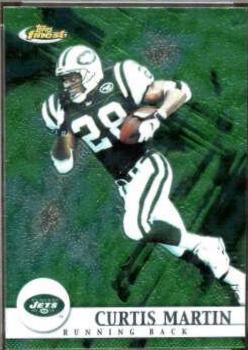 Curtis Martin #43 Football Cards 2001 Topps Finest