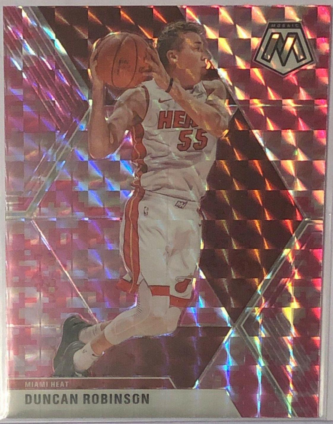 Duncan Robinson Pink Camo #170 Basketball Cards 2019 Panini Mosaic