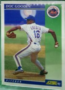 Doc Gooden #10 Baseball Cards 1992 Score