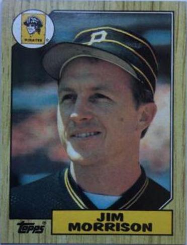 Jim Morrison #237 Baseball Cards 1987 Topps