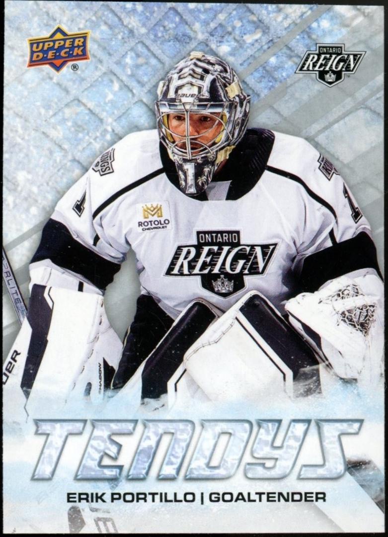 Erik Portillo #T-10 Hockey Cards 2024 Upper Deck AHL Tendys