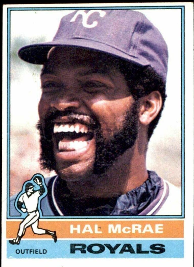 Hal McRae #72 Baseball Cards 1976 Topps