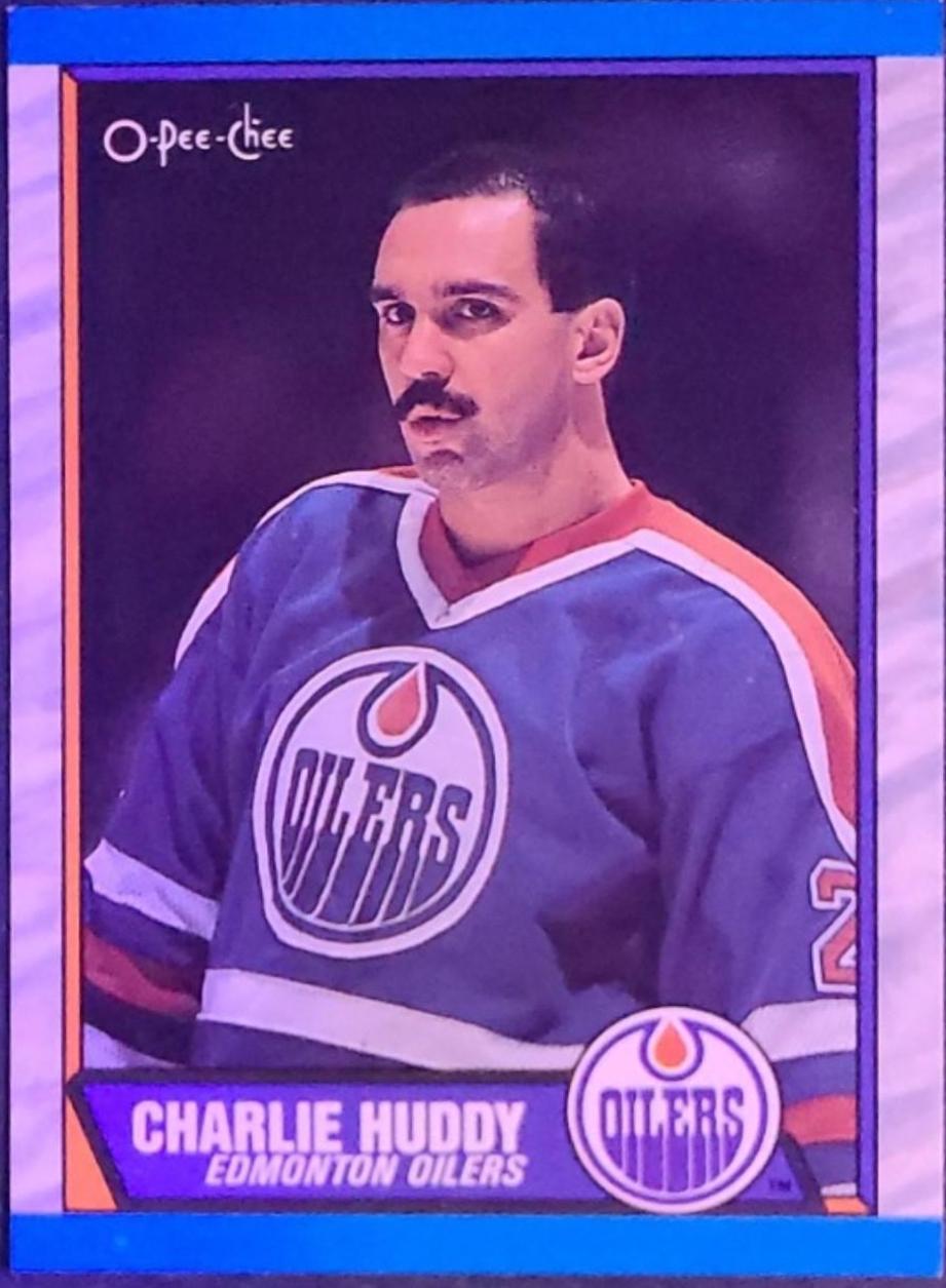 Charlie Huddy #158 Hockey Cards 1989 O-Pee-Chee