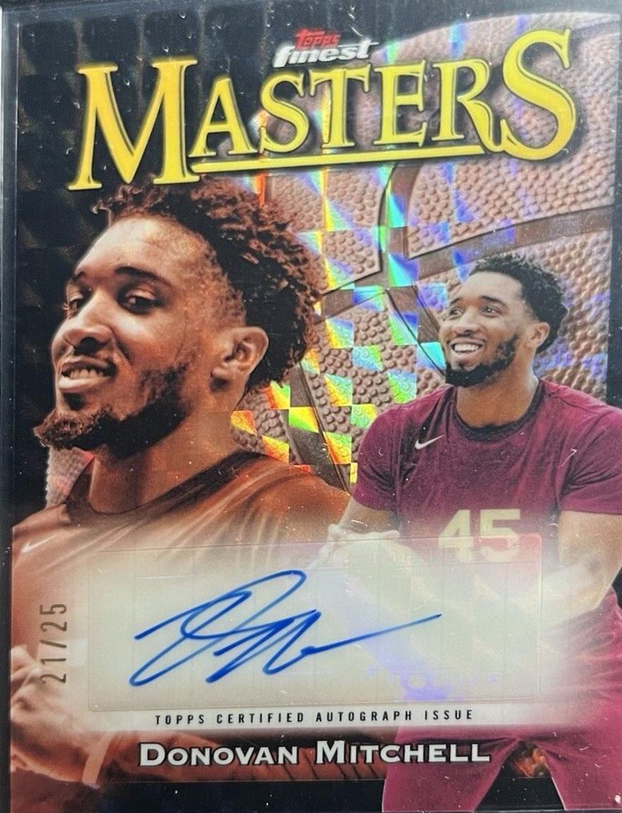 Donovan Mitchell [Black Geometric Refractor] #MA-DM