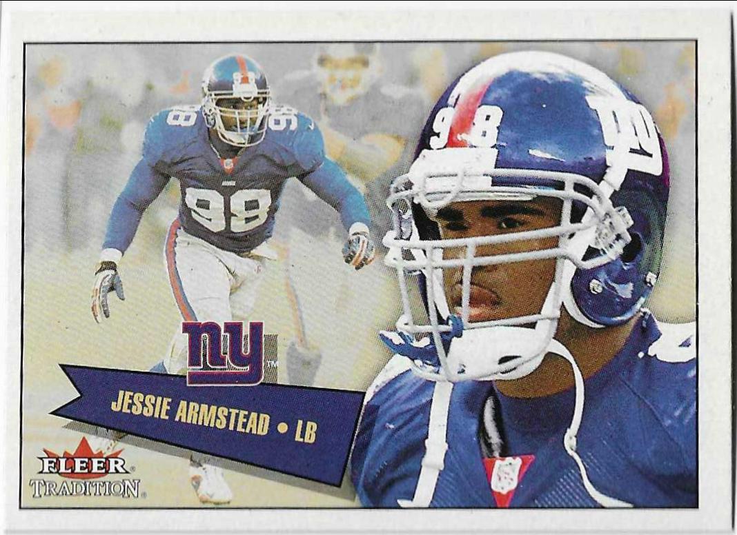 Jessie Armstead #30 Football Cards 2001 Fleer