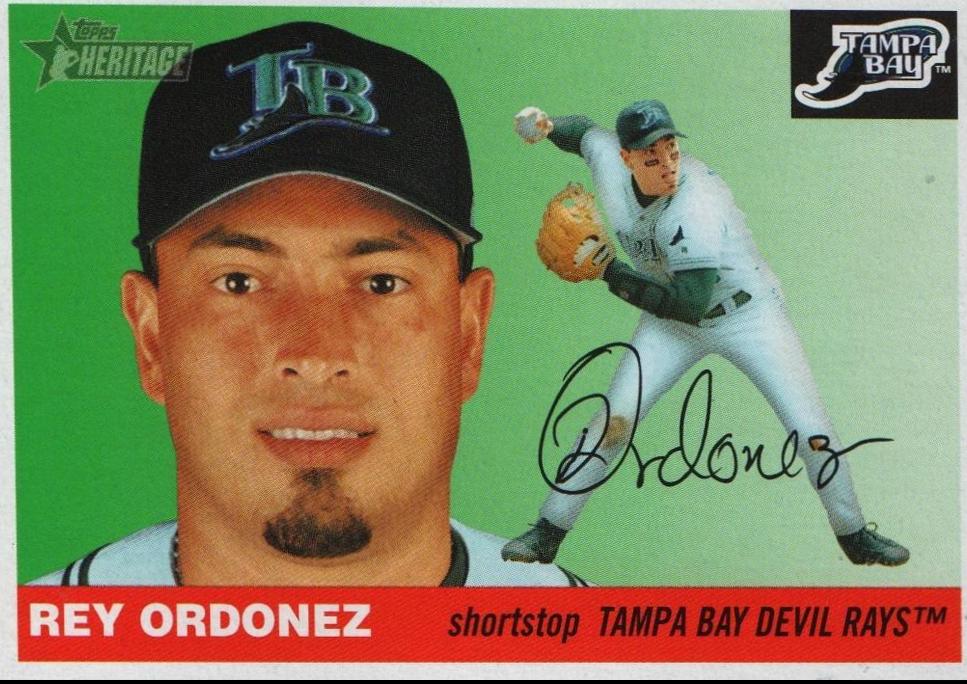 Rey Ordonez #82 Baseball Cards 2004 Topps Heritage