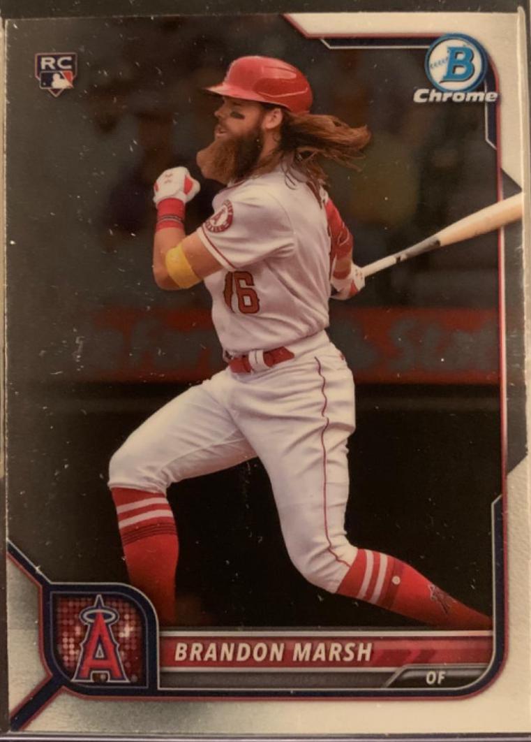 Brandon Marsh #70 Baseball Cards 2022 Bowman Chrome