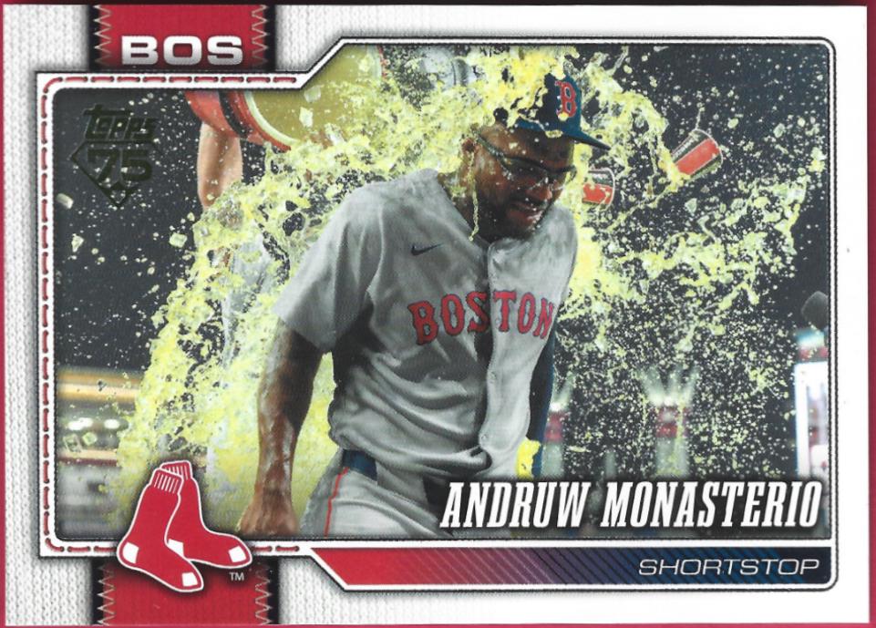 2026 Topps Series 2 Andruw Monasterio [Golden Mirror Variation] #653 card