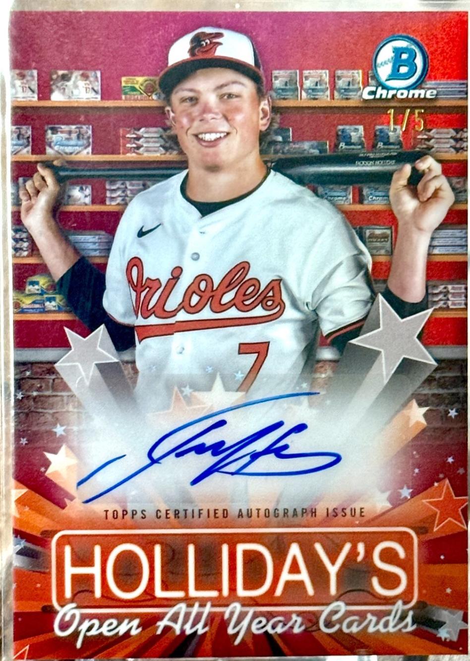 Jackson Holliday [Red] #HSA-JH