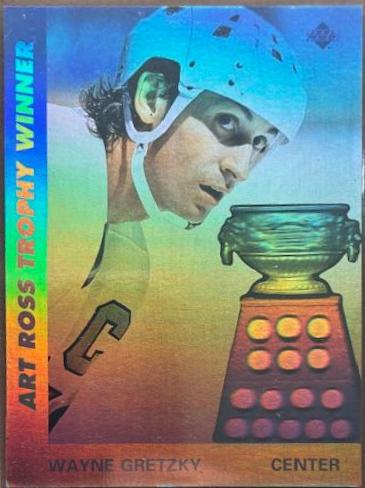 Wayne Gretzky #AW1 Hockey Cards 1991 Upper Deck Award Winners Holograms