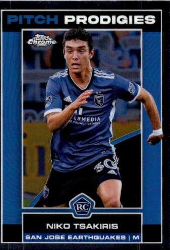Niko Tsakiris #100 Soccer Cards 2023 Topps Chrome MLS