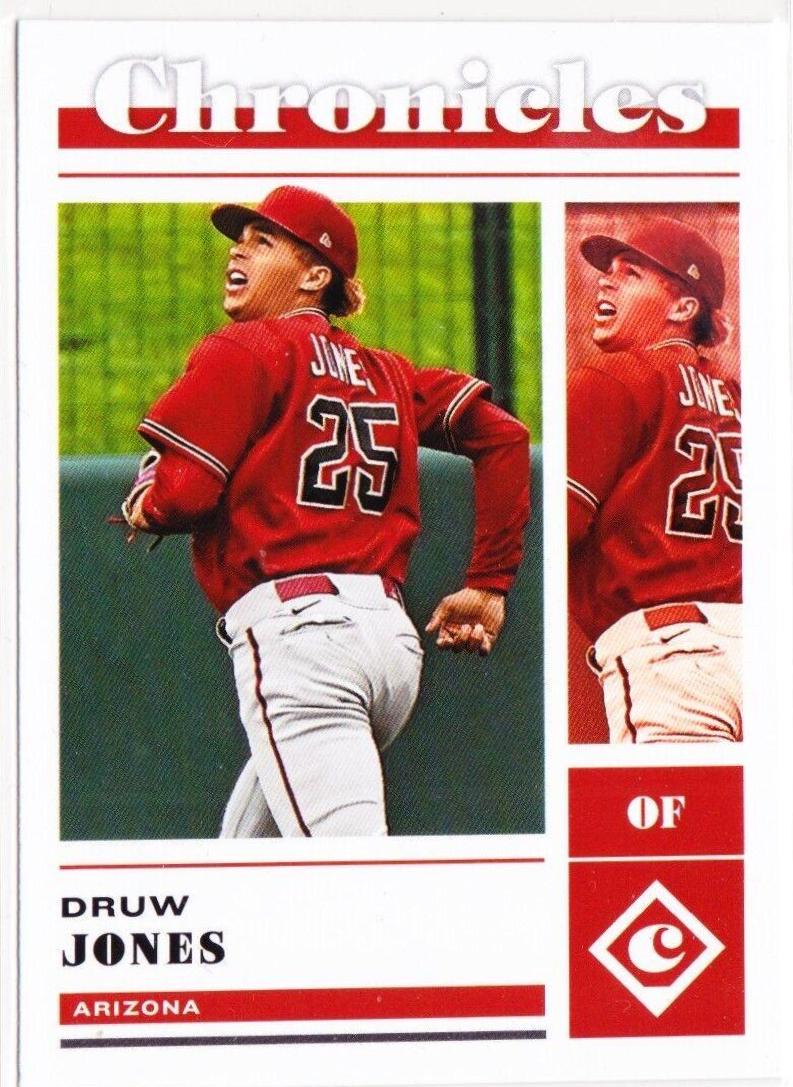 Druw Jones #35 Baseball Cards 2023 Panini Chronicles