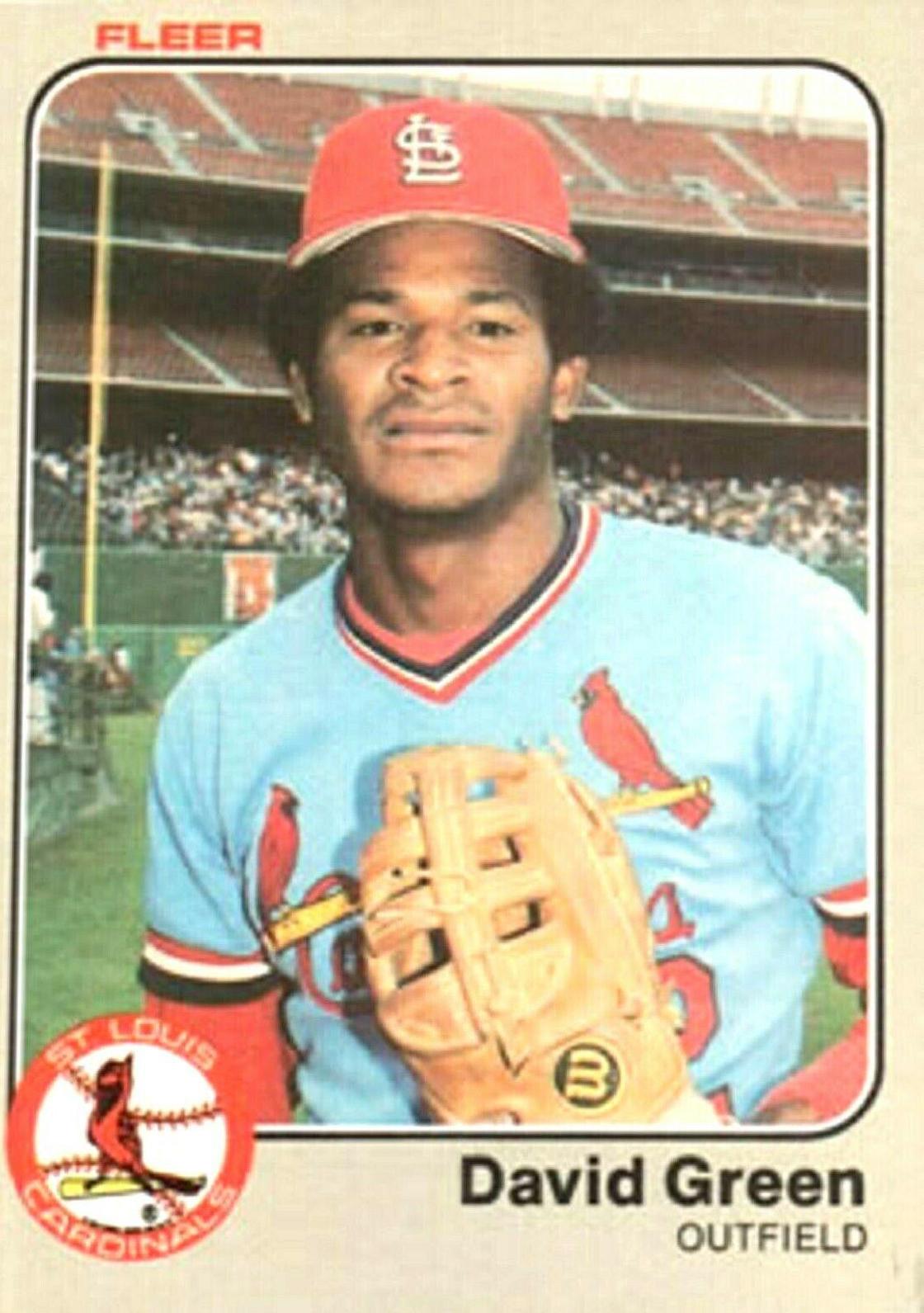 David Green #6 Baseball Cards 1983 Fleer