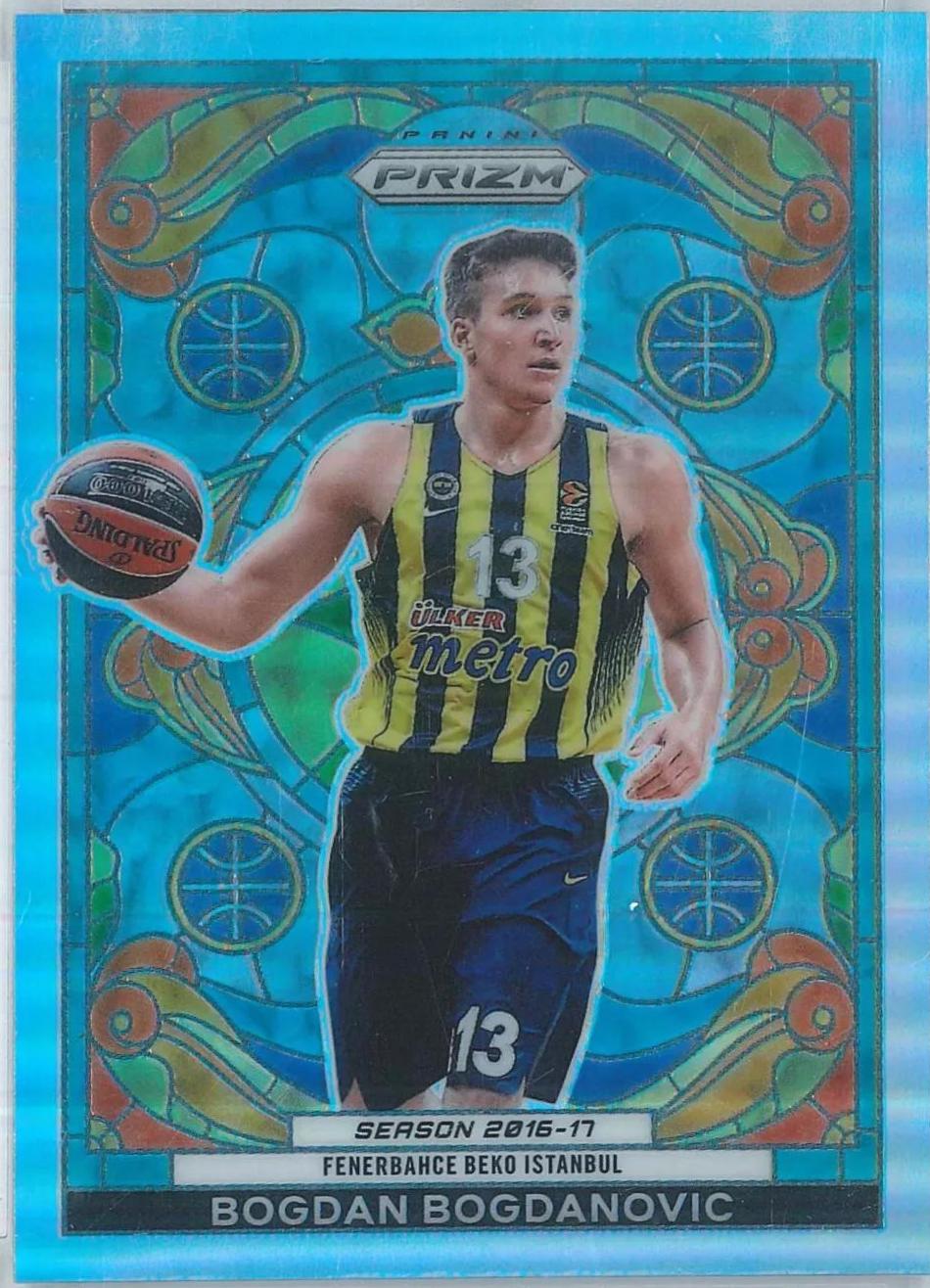 Bogdan Bogdanovic #7 Basketball Cards 2023 Panini Prizm Draft Picks Stained Glass