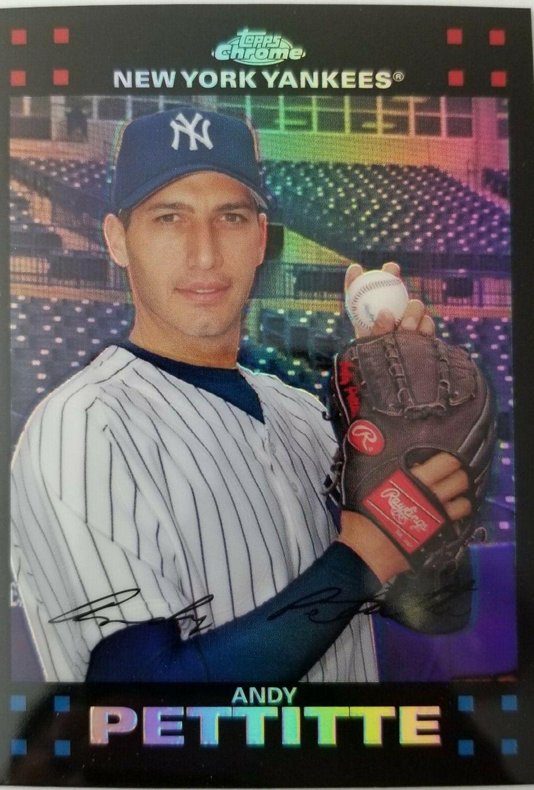 Andy Pettitte #16 Baseball Cards 2007 Topps Chrome