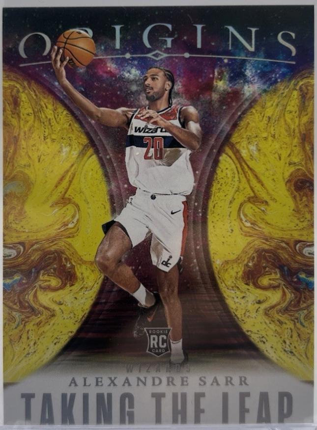 Alexandre Sarr #5 Basketball Cards 2024 Panini Origins Taking the Leap