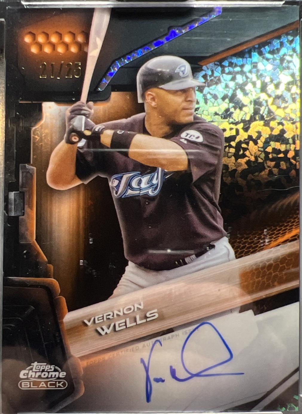 Vernon Wells [Orange Refractor] #CBA-VW