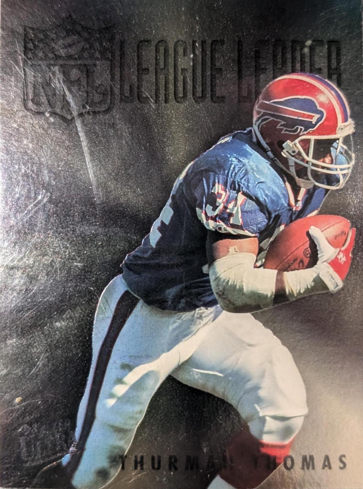 Thurman Thomas #10 Football Cards 1993 Ultra League Leaders