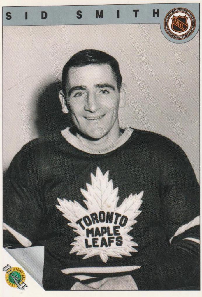 Sid Smith #43 Hockey Cards 1991 Ultimate Original Six