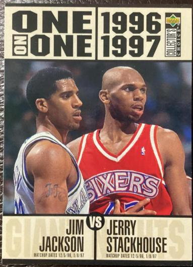 Jim Jackson vs. Jerry Stackhouse One On One #360 Cover Art