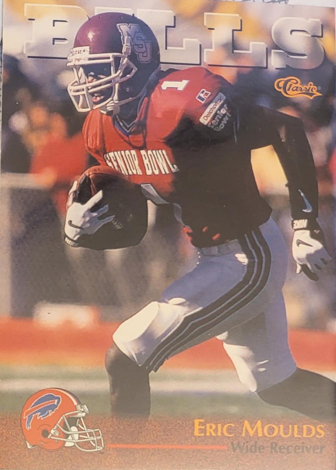 Eric Moulds #40 Football Cards 1996 Classic NFL Draft