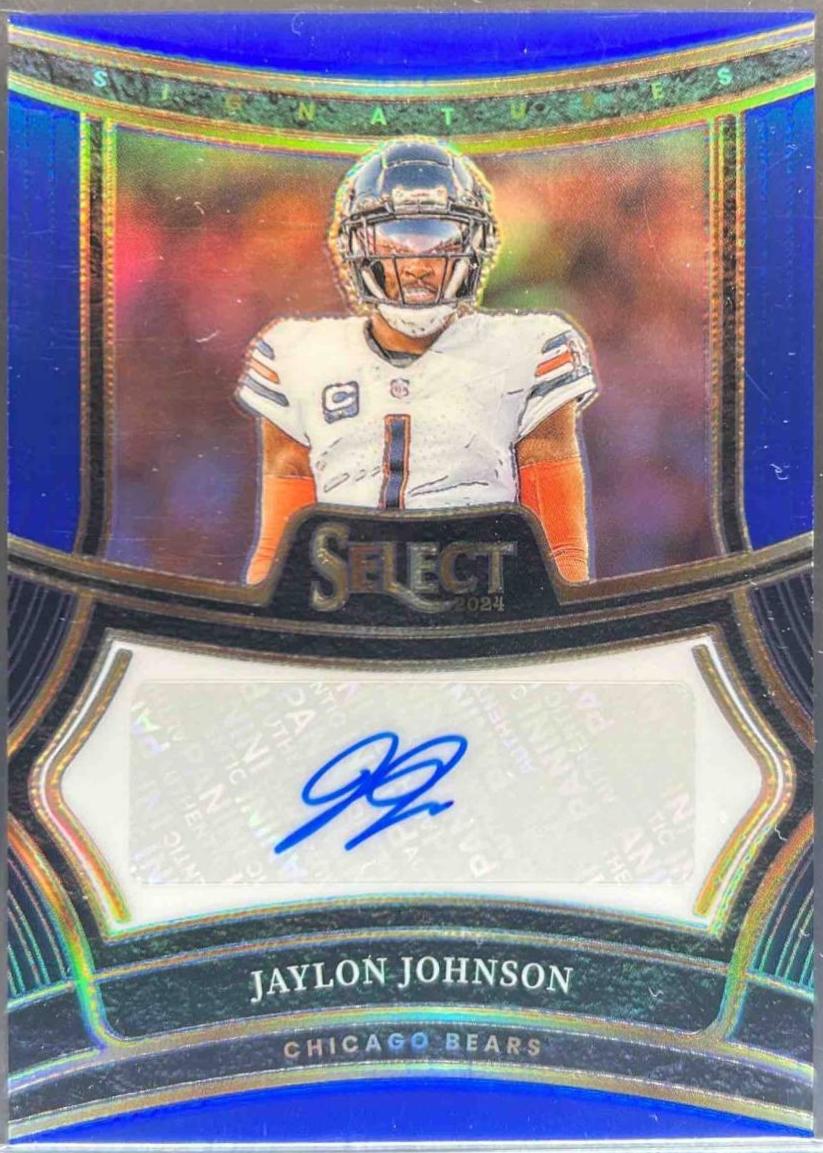 Jaylon Johnson #SP-JJN 2024 Panini Select Signatures Prizm Football