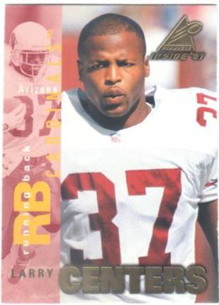 Larry Centers #35 Football Cards 1997 Pinnacle Inside