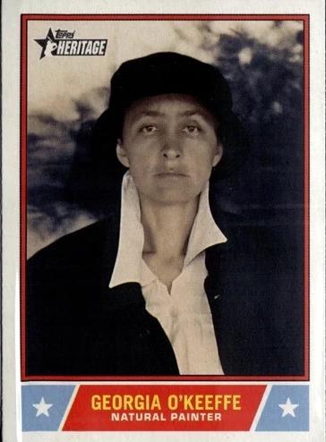 Georgia O'keeffe #NS-45 Baseball Cards 2025 Topps Heritage Notable American