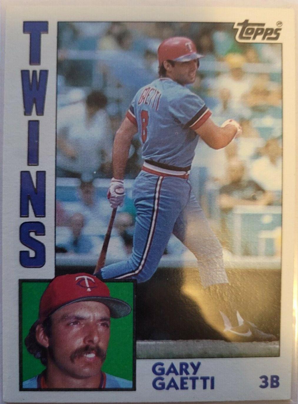 Gary Gaetti #157 Baseball Cards 1984 Topps