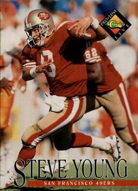 Steve Young #138 1994 Pro Line Live Football
