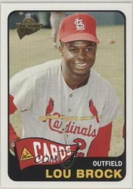 Lou Brock #22 Baseball Cards 2005 Topps All Time Fan Favorites