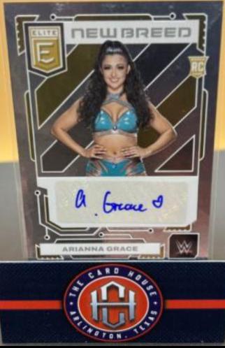 Arianna Grace #5 Wrestling Cards 2023 Donruss Elite WWE New Breed Autograph