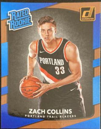 Zach Collins #191 2017 Panini Donruss Basketball