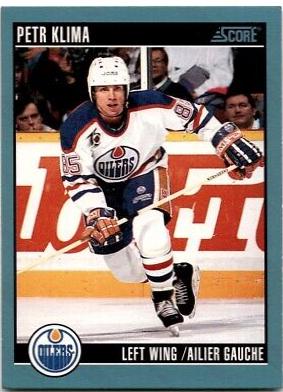 Petr Klima #383 Hockey Cards 1992 Score