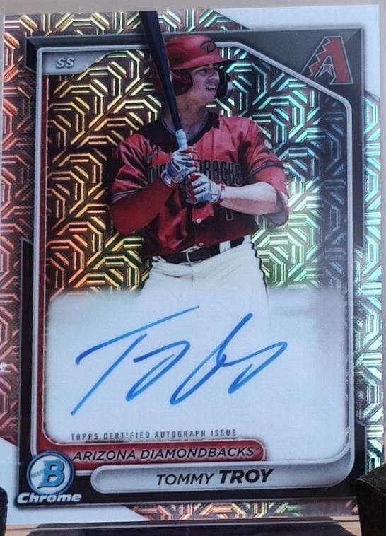 Tommy Troy #BMA-TT 2024 Bowman Mega Box Autographs Baseball