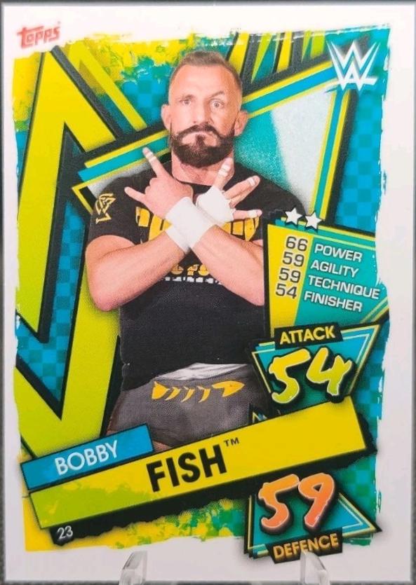 Bobby Fish #23 Wrestling Cards 2021 Topps Slam Attax WWE