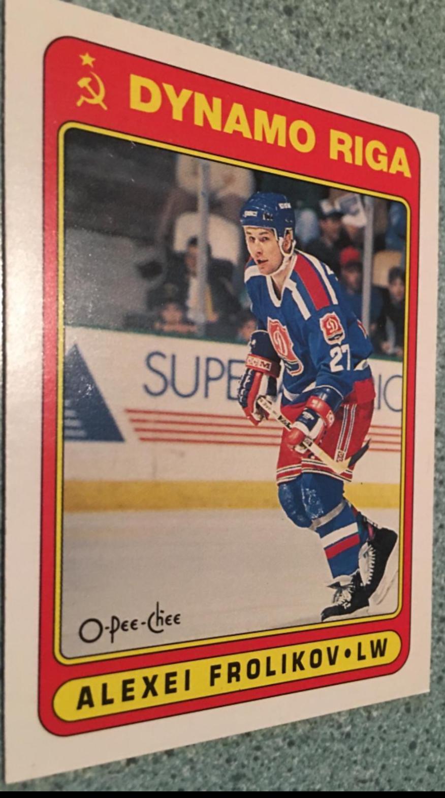 Alexei Frolikov #502 Hockey Cards 1990 O-Pee-Chee