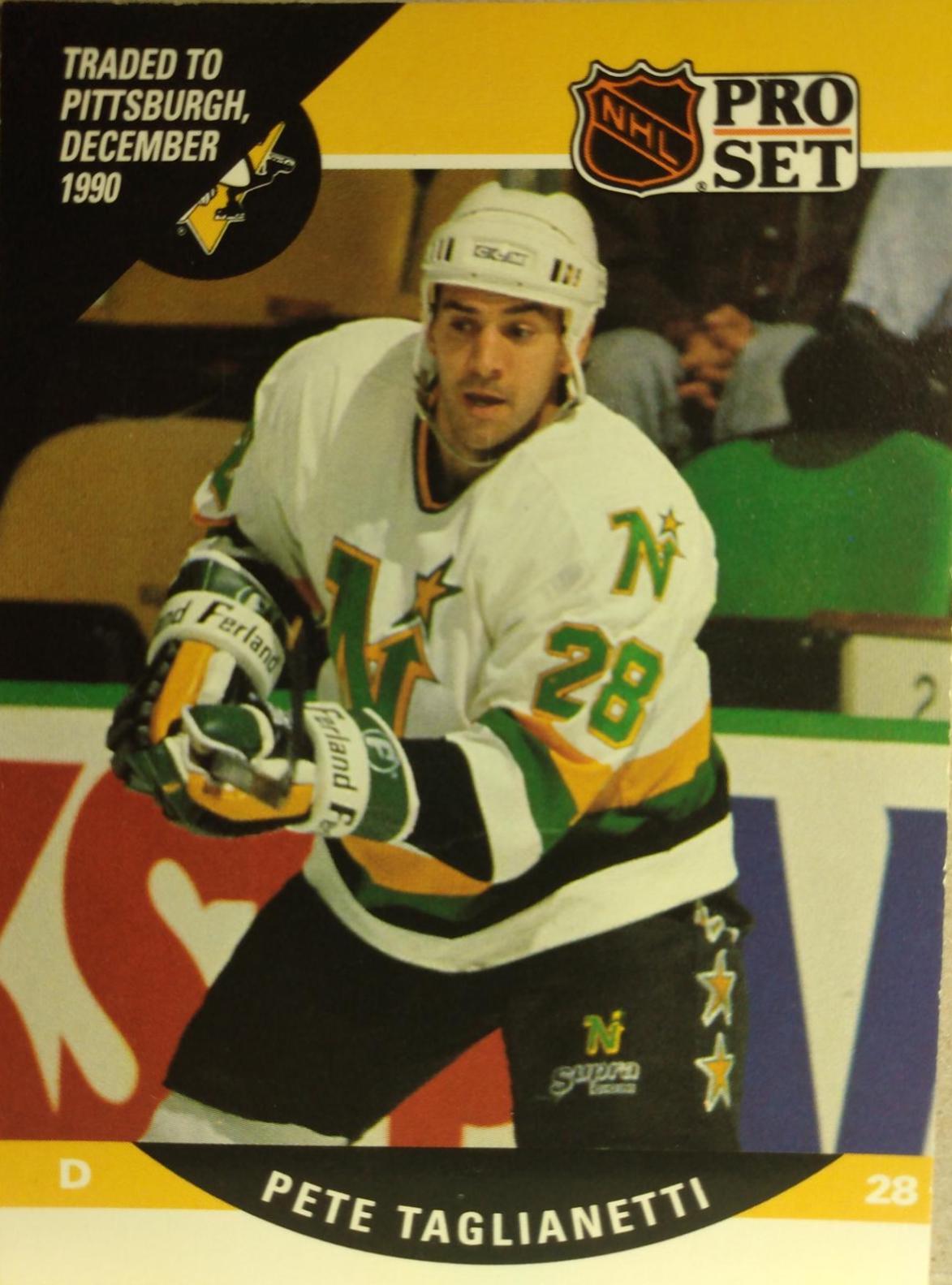 Pete Taglianetti #505 Hockey Cards 1990 Pro Set