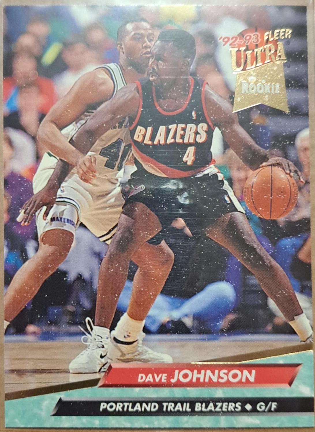 Dave Johnson #344 Basketball Cards 1992 Ultra