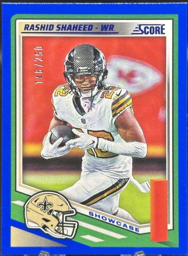 Rashid Shaheed [Showcase] #191 Prices | 2025 Panini Score | Football Cards